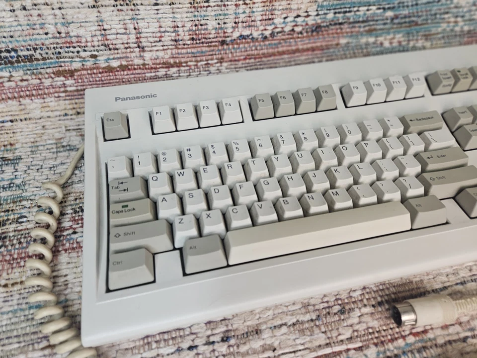 Panasonic Wired 104-key Enhanced Keyboard AT-style port Clicky Mechanical - Image 3 of 4