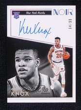 2018-19 Panini Noir Rookie Auto 94/99 Kevin Knox #396 Auto 5l1