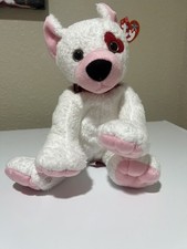 Ty Large Plush Beanie Buddy CUPID the Valentine Dog 10" MWMTs Stuffed Animal Toy