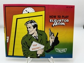 Elevator Action(Nintendo System, 1987)NES Authentic Cart & Sleeve 5 Screw Tested