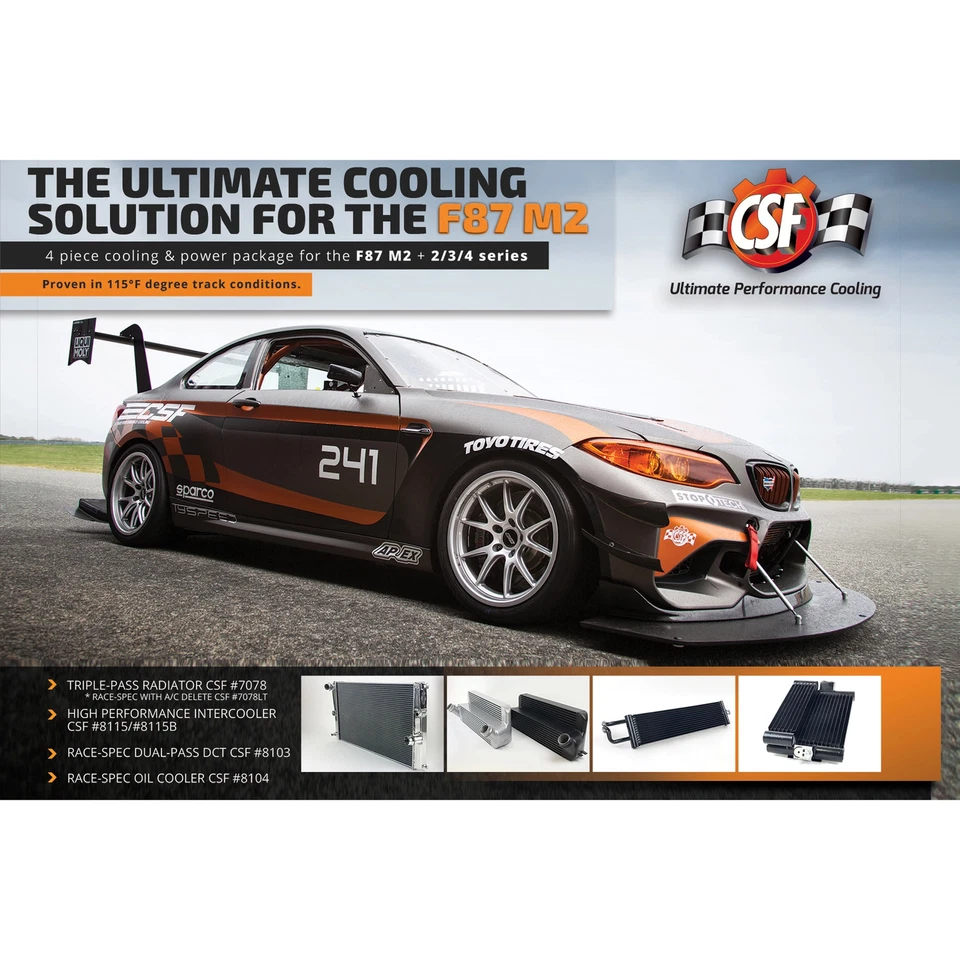 Radiador de aluminio CSF 7078 Performance para BMW 335i 2011-15 / 2012-16 435i M235i Foto 4 de 4