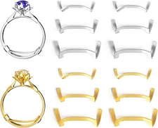 Ring Guard Set for Loose Rings 12 Pack Invisible Size Adjuster for Any Ring