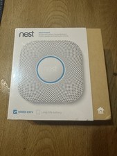Google Nest Protect 2nd Gen Wired Smoke Carbon Monoxide Detector Sealed Exp:2028