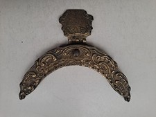 Antique Early 17c 18c Baroque Bronze Brass Purse Pouch Bag Frame