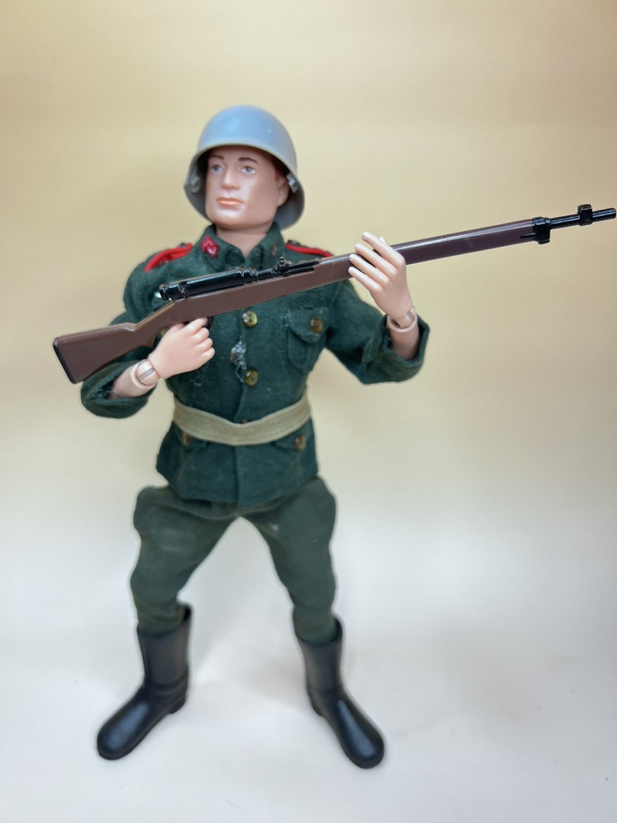 Vintage 1964 GI Joe 12” German Soldier WWII Style Dark Green