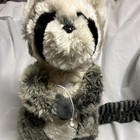 PB teen Plush Raccoon Stuffed Animal Battery Operated Gray/White/Black  — photo 3