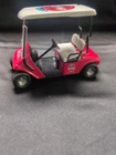 Vintage Coca-Cola Die Cast Golf Cart Coin Bank 1:16 Scale Special Edition