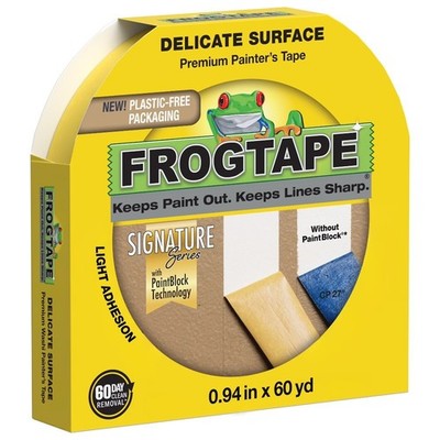 Painter's Tape for Delicate Surfaces .94 Inch x 60 Yard Yellow