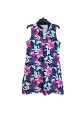 New Tommy Bahama Racquet  Paddle Tennis Golf Dress Tropical with Pockets L