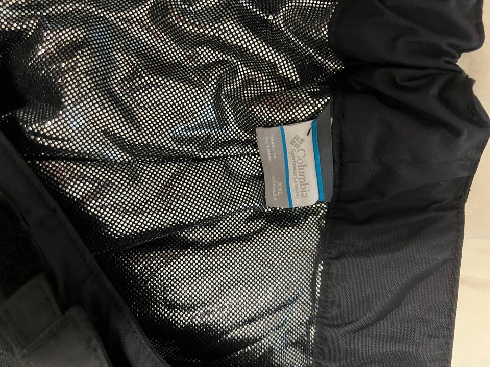 Columbia Omni-Tech Negro Impermeable Snowboard Esquí Nieve Pantalones Para Hombre Talla 2X Foto 2 de 2