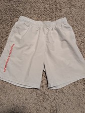 Boys UNDER ARMOUR Athletic Shorts Size YM Medium Gray VGUC