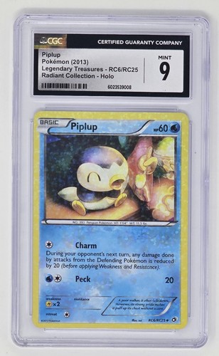 Piplup graded CGC 9 for sale on eBay
