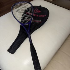 Dunlop Impact Tactical Plus  - graphite  Series Squash Racket &  Cover- EX COND