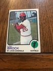 Lou Brock 1973 Topps Baseball Card