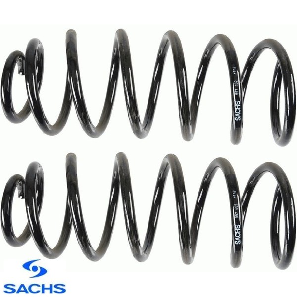 2X Fahrwerksfeder Sachs 997462 2 Federn Satz Federnsatz FüR VW-image