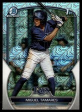 Miguel Tamares 2023 Bowman Chrome Prospects Mojo Tampa Bay Rays #BCP-179