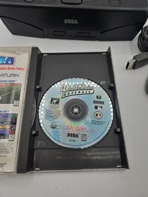 SEGA SATURN CONSOLE BUNDLE GAMES CORDS & 1 CONTROLLER TESTED WORKING Sanyo Trap 
