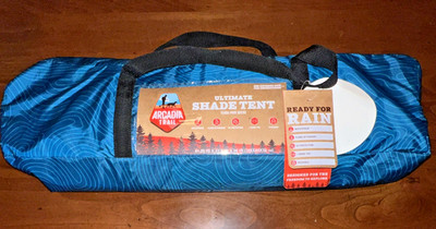 Arcadia Trail Ultimate Dog Pet Shade/Waterproof Tent w/ Carry Bag