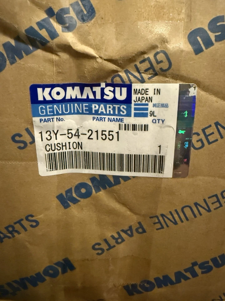 Cojín Komatsu 13y-54-21551 Foto 4 de 4