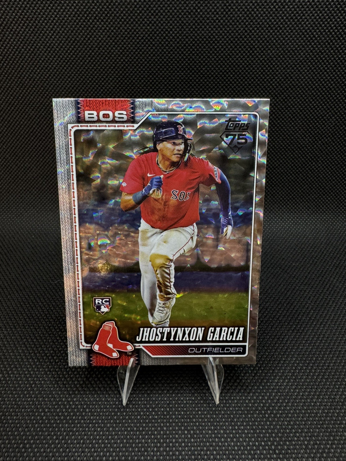 2026 Topps Series 1 - Jhostynxon Garcia #316 Silver Crackle Foil (RC)