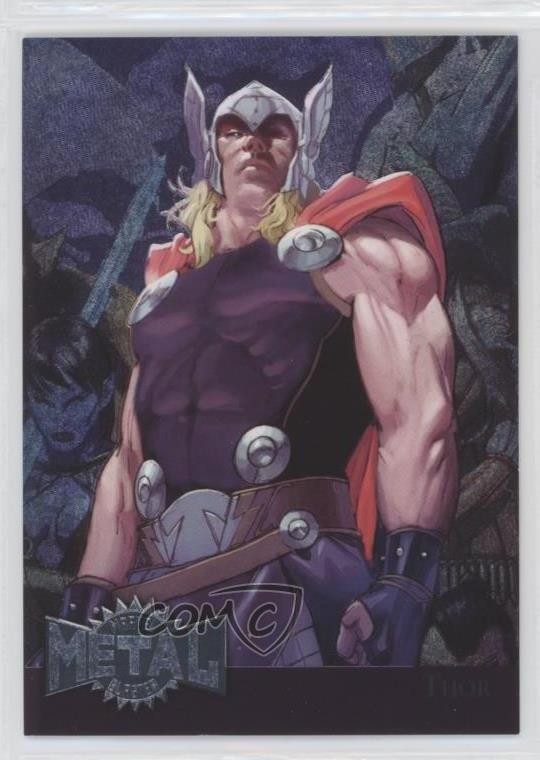 2015 Marvel Fleer Retro 1995 Fleer Metal Blaster Thor #38 4et