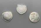 (Lot of 3) 1 GRAM .0.999 FINE SILVER ROUNDS- INDIAN CHIEF and PEACH   INV# PM035