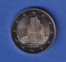 Germany 2023 2 Euro Commemorative Coin Hamburg Elbphilharmonie D Uncirculated