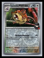 Pokémon TCG Destined Rivals Team Rocket's Raticate 148/182 NM Reverse Holo
