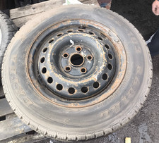 VW T4 TRANSPORTER 1999 15” STEEL WHEEL and Tire 195/70R15C 7D0601027A