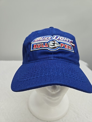 VTG OTTO BUD LIGHT PBR BULLPEN RODEO BLUE SNAPBACK HAT/CAP 