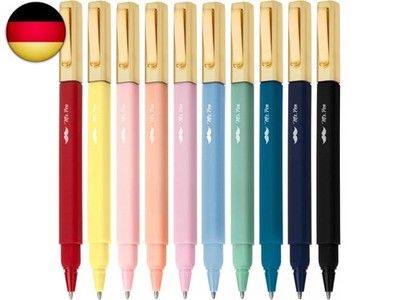 Mr. Pen- Aesthetic Pens, 10 Pack, Colorful Ink, 0.7mm, Fast Dry No Smear Ink,