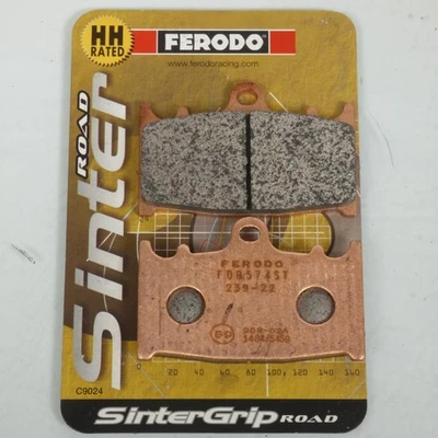Plaquette de frein Ferodo pour Moto Kawasaki 250 Kr1-S 1990 à 1993 AVG / AVD / - Photo 1/3