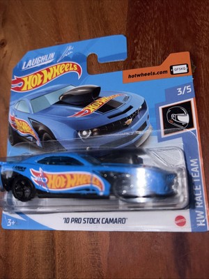 Hotwheels   10  Pro Stock Camaro Blau   HW Race Team 2020