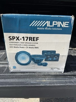 Alpine SPX-17REF Component 2-Way Speaker System 6.5'' 75W RMS