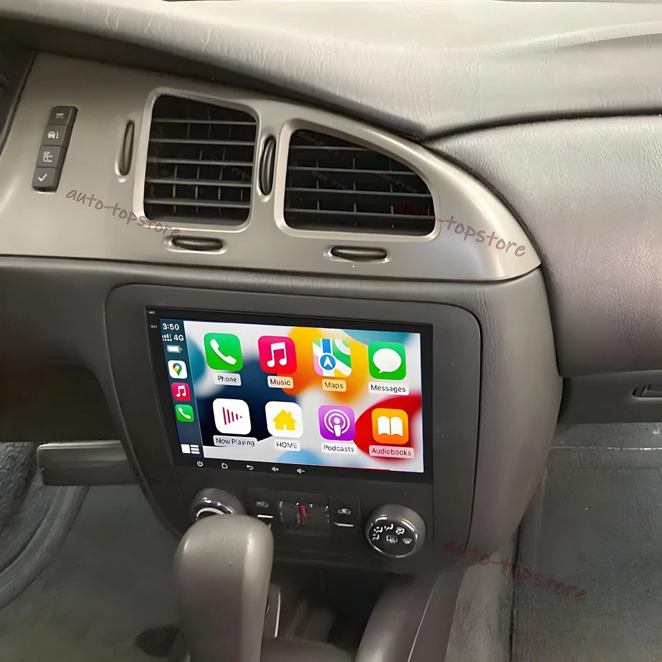 8" Carplay Android 15 para Chevrolet Monte Carlo 2006-2007 radio de coche estéreo GPS Foto 3 de 4