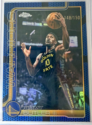 Topps 2025-26 Chrome Jimmy Butler III Golden State Warriors #15 148/150