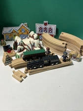 The Polar Express Wooden Railway Holiday Set Brio 2004 USED