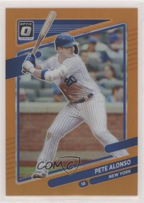 2021 Panini Donruss Optic Orange Prizm 102/125 Pete Alonso #183 fm0