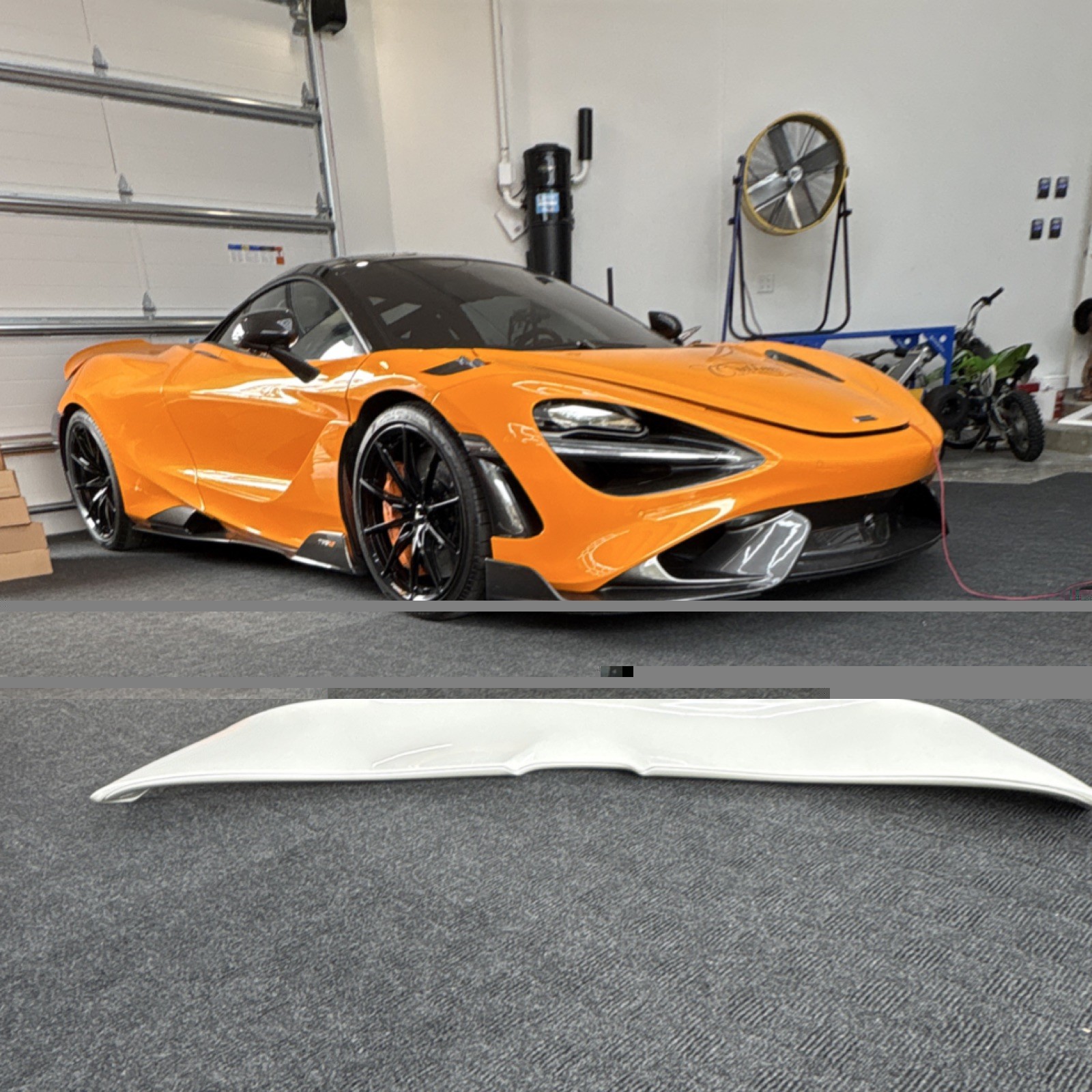 McLaren 720S Rear Rear Upper Air Brake Spoiler Wing 2018 - 2023 Oem