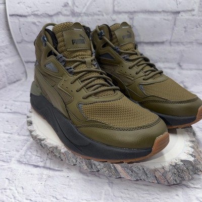 PUMA X-Ray Speed Mid WTR Olive Black Men s Size 10 Sneakers Excellent Condition