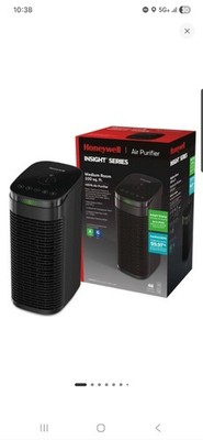 Honeywell HPA080 Tower Air Purifier True HEPA Black 100 sq ft Coverage