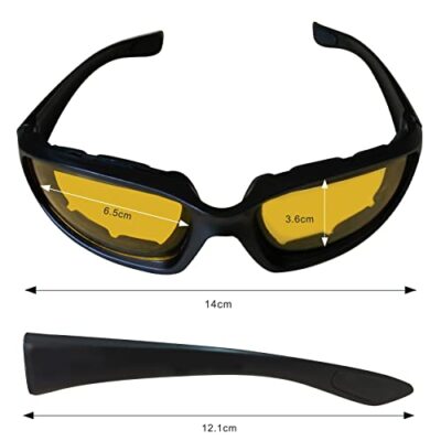 3 X Pares De Gafas Anteojos Lentes Para Motocicleta Moto Sol Dia Y Noche