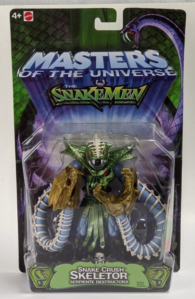 Masters Of The Universe Vs The SnakeMen Snake Crush Skeletor Figure Sealed