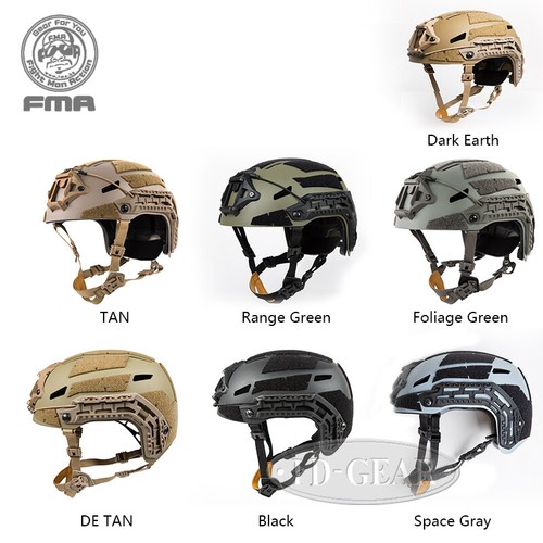 FMA Airsoft Caiman Helm mit NVG Ummantelung Schiene Space Paintball Militär Jagd - Bild 2 von 19