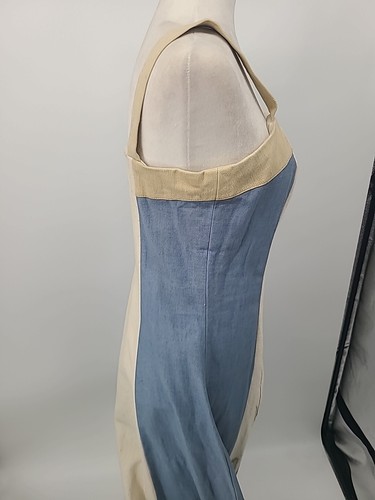 Vintage 1970er White Duck Workshop Pulloverkleid, Applikation, Libelle Teich Schilf MD - Bild 18 von 23