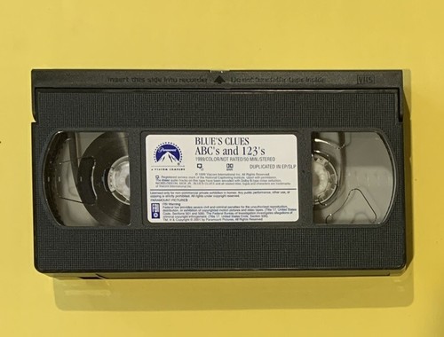 VHS Tape Nick Jr. Blue’s Clues Play Along with Blue ABC’s and 123’s Tested - Picture 8 of 9