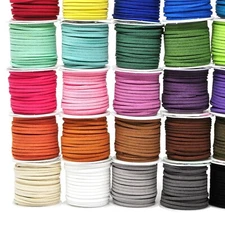 Eco-Friendly Faux Suede Laces - Perfect 2.65mm Strings for Jewelry & Accessories