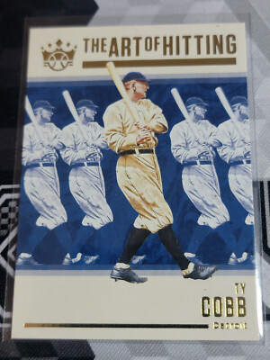 TY COBB 2021 Panini DK Art of Hitting Insert #AOH-3.  TIGERS