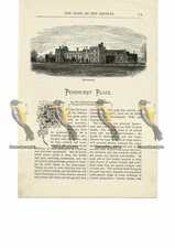 Penshurst Place, Sussex, Book Illustration (Print), 1891