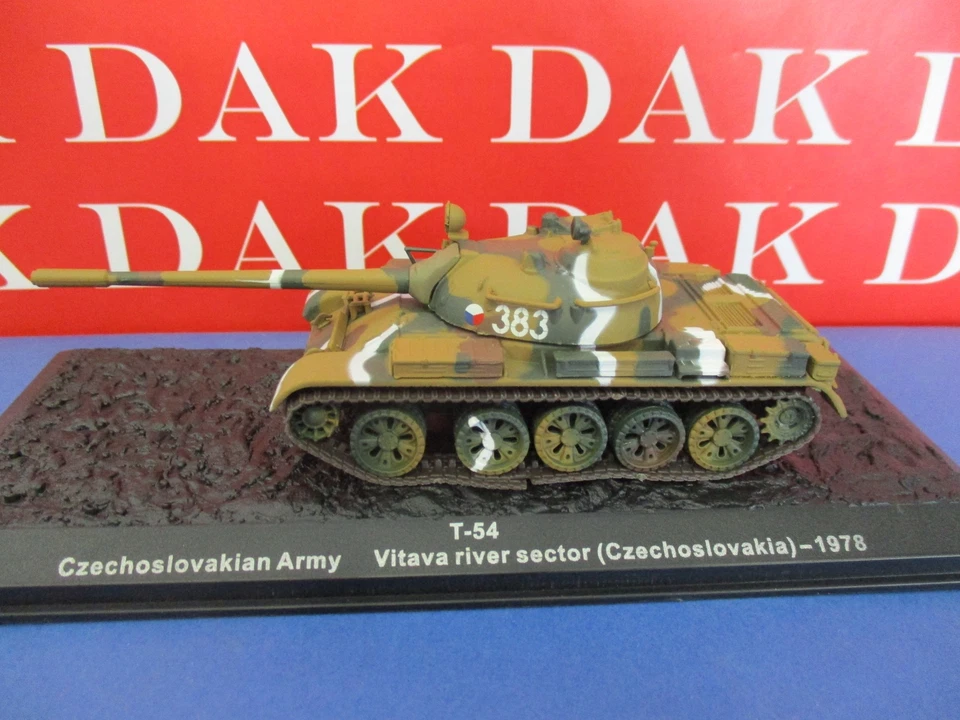 Die cast 1/72 Modellino Carro Armato Tank Panzer T-54 Czechslovakian Army 1978 - Immagine 2 di 4